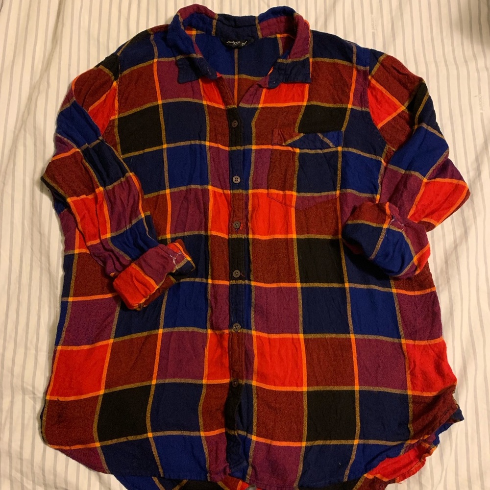 Lucky Brand Flannel Tunic